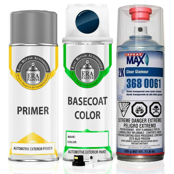 ERA Paints PPX/RPX - Patriot Blue Pearl for RAM Exact Match Spray Paint Spray - Premium Kit w/ 2K SprayMax Clearcoat