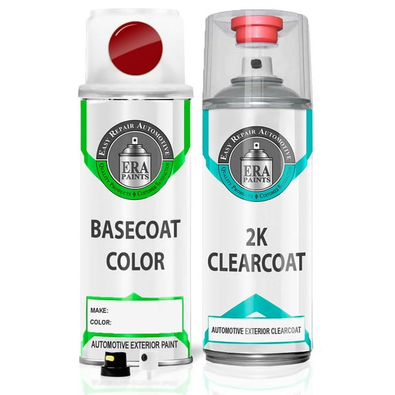 ERA Paints PR4/TR4 - Flame Red for CHRYSLER Exact Match Touch Up Paint Spray - 2K Essential Kit