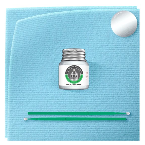 ERA Paints PSE/SSE - Atomic Silver Metallic for DODGE Exact Match Touch up Paint Jar - Basic Kit