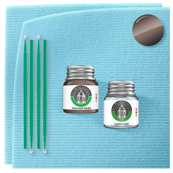 ERA Paints PUW/RUW - Walnut Brown Metallic for JEEP Exact Match Touch Up Paint Jar - Essential Kit