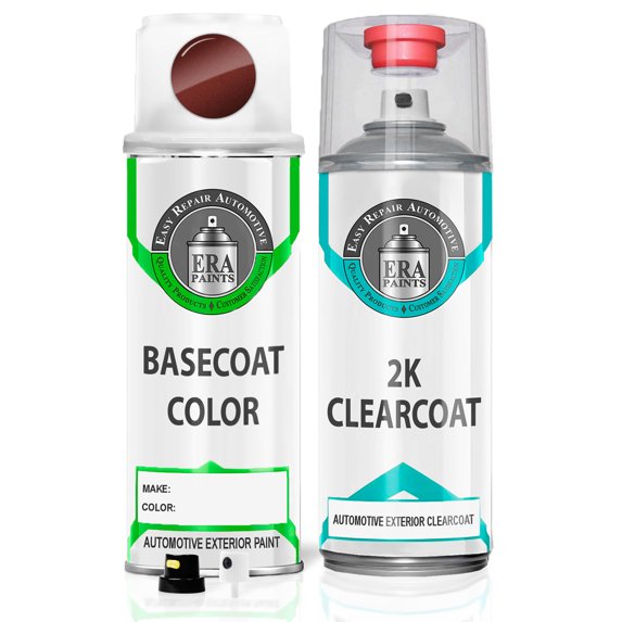 ERA Paints PVJ - Deep Coral Red Crystal Pearl for CHRYSLER Exact Match Touch Up Paint Spray - 2K Essential Kit