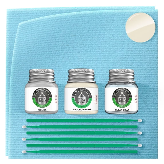 ERA Paints PW3/KW3 - White for DODGE Exact Match Touch Up Paint Jar - Premium Kit