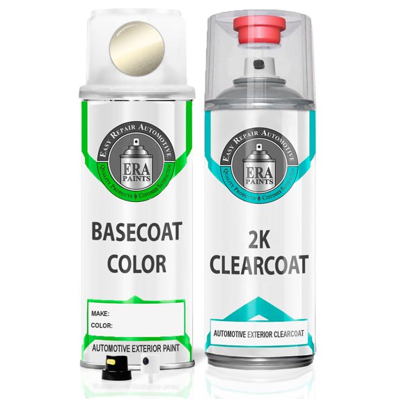 ERA Paints PWL/HWL/QWL - White Gold Metallic for CHRYSLER Exact Match Touch Up Paint Spray - 2K Essential Kit