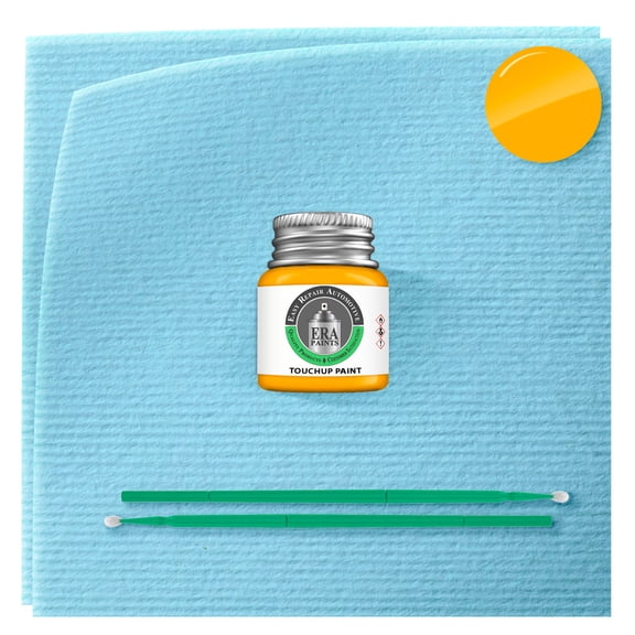 ERA Paints PY4/RY4 - Yellow Jacket for DODGE Exact Match Touch Up Paint Jar - Basic Kit