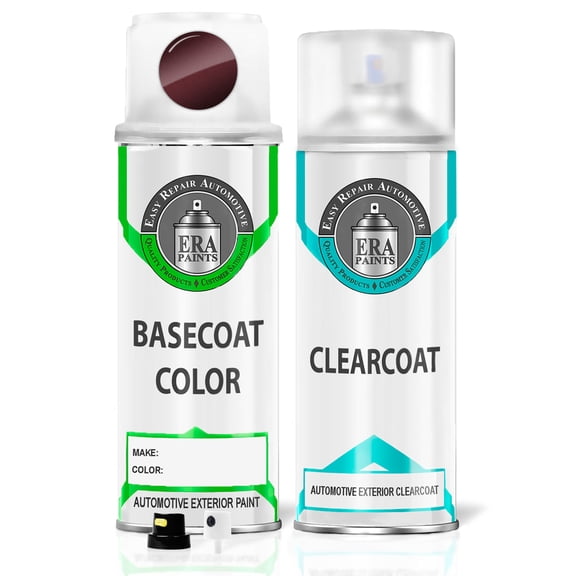 ERA Paints R529P - Dark Cherry Pearl for HONDA Exact Match Touch Up Paint Spray - Essential Kit
