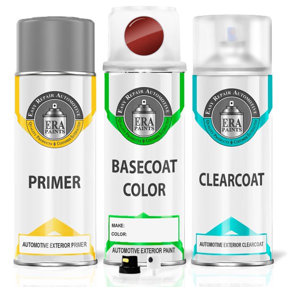 ERA Paints R539P - Passion Red Pearl for HONDA Exact Match Touch Up Paint Spray - Premium Kit