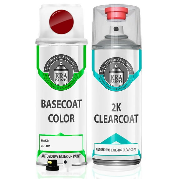 ERA Paints R97 - Roma Red for HONDA Exact Match Touch Up Paint Spray - 2K Essential Kit