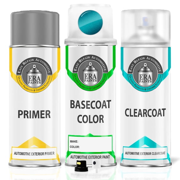 ERA Paints RD - Teal Metallic for FORD Exact Match Touch Up Paint Spray - Premium Kit
