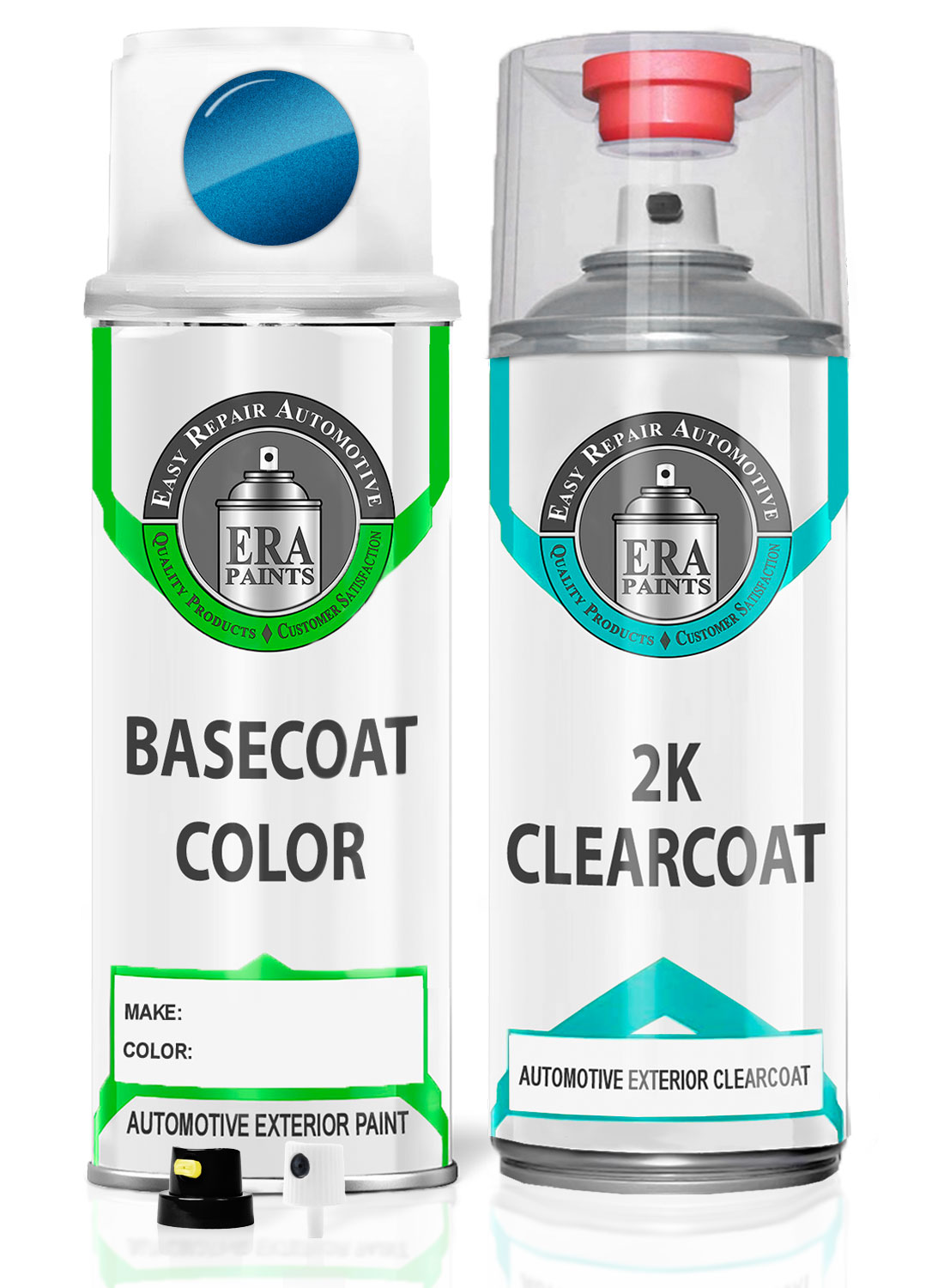 ScratchesHappen Exact-Match Spray Paint Kit - Blue Flame Metallic For Mercury, Includes Paint, Clear Coat & Primer