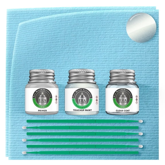 ERA Paints T42 - Aqua Gray Metallic for MITSUBISHI Exact Match Touch up Paint Jar - Premium Kit