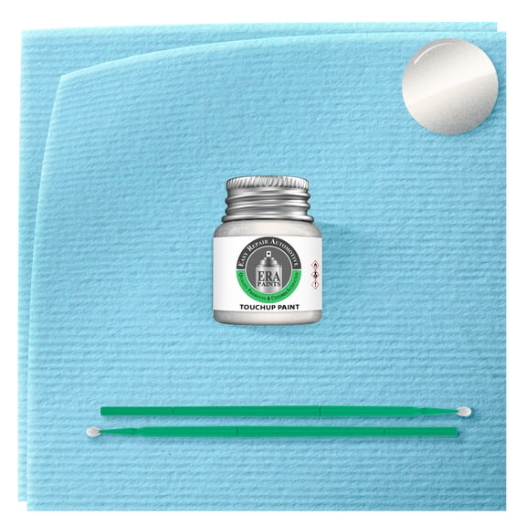 ERA Paints TS - Silver Frost Metallic for FORD Exact Match Touch Up Paint Jar - Basic Kit