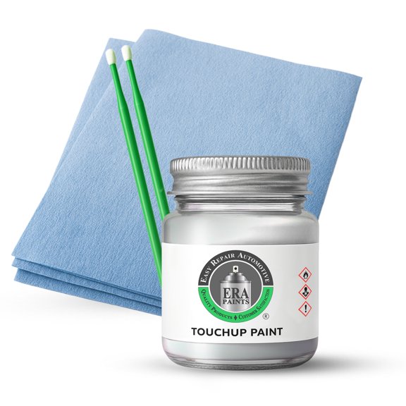 ERA Paints UI - Brilliant Silver Metallic for Mercury - Exact Match Automotive Touch Up Paint Jar - Car Scratch & Chip Repair - Basic Kit
