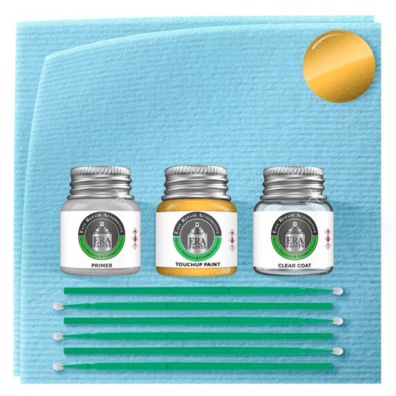 ERA Paints W2B - Glowing Yellow Metallic for HYUNDAI Exact Match Touch Up Paint Jar - Premium Kit