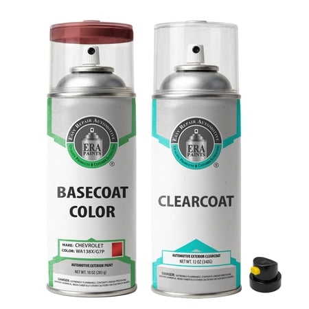 ERA Paints WA138X/G7P - Tin Roof Rusted Metallic for Chevrolet Exact Match Touch-Up Spray Paint - Essential Kit