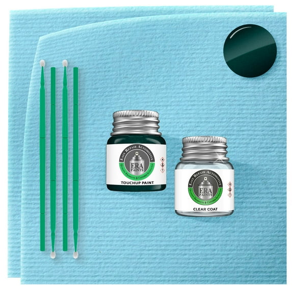 ERA Paints WA215M - Emerald Jewel Metallic for ISUZU Exact Match Touch Up Paint Jar - Essential Kit