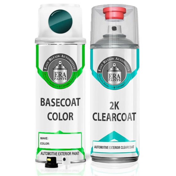 ERA Paints WA329D - Jasper Green Metallic for BUICK Exact Match Touch Up Paint Spray - 2K Essential Kit