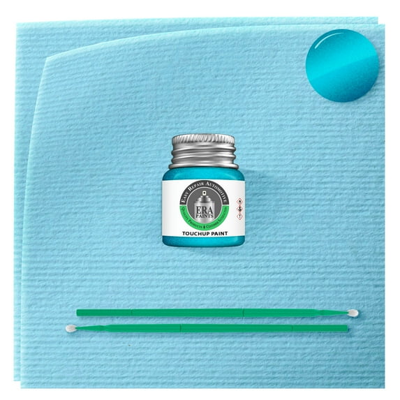 ERA Paints WA338M/12U - Ocean Blue Metallic for PONTIAC Exact Match Touch Up Paint Jar - Basic Kit