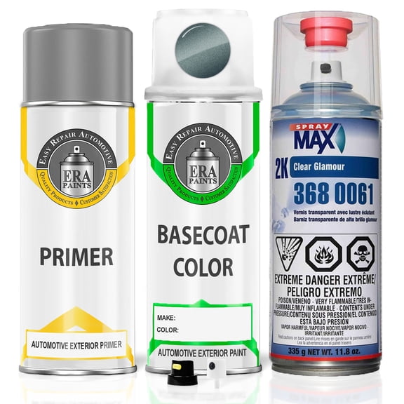 ERA Paints WA633R/GAV - Urbane Moss Metallic for SATURN Exact Match Spray Paint Spray - Premium Kit w/ 2K SprayMax Clearcoat