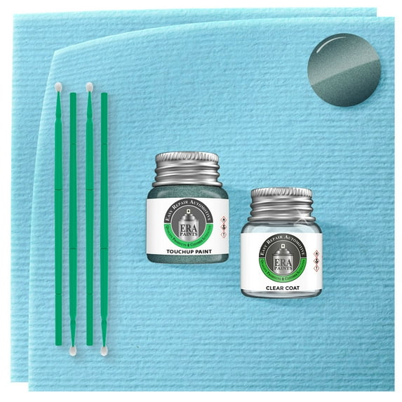 ERA Paints WA633R/GAV - Urbane Moss Metallic for SAAB Exact Match Touch Up Paint Jar - Essential Kit