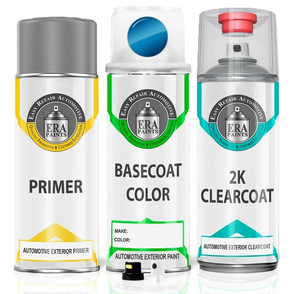 ERA Paints WA720S/GHF - Kinetic Blue Metallic for SATURN Exact Match Touch Up Paint Spray - 2K Premium Kit