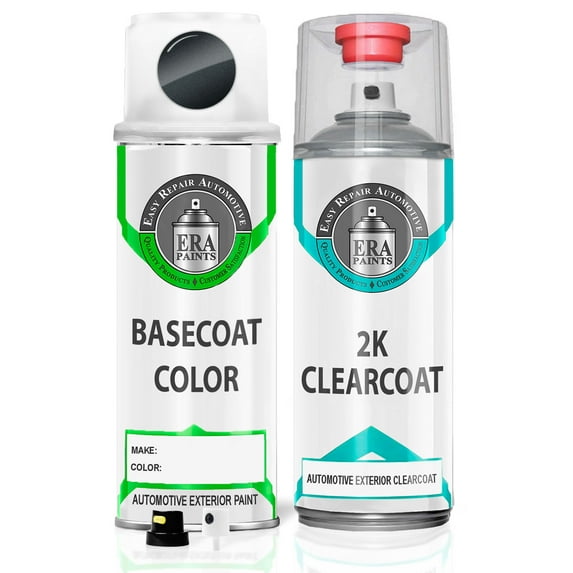 ERA Paints WA810T/GLJ - Ashen Gray Metallic for CADILLAC Exact Match Touch Up Paint Spray - 2K Essential Kit