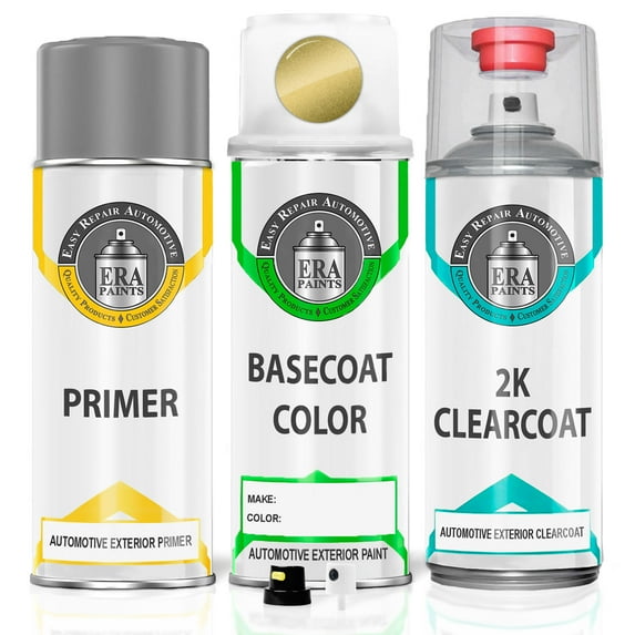 ERA Paints WA915K - Sublime Green Metallic for PONTIAC Exact Match Touch Up Paint Spray - 2K Premium Kit