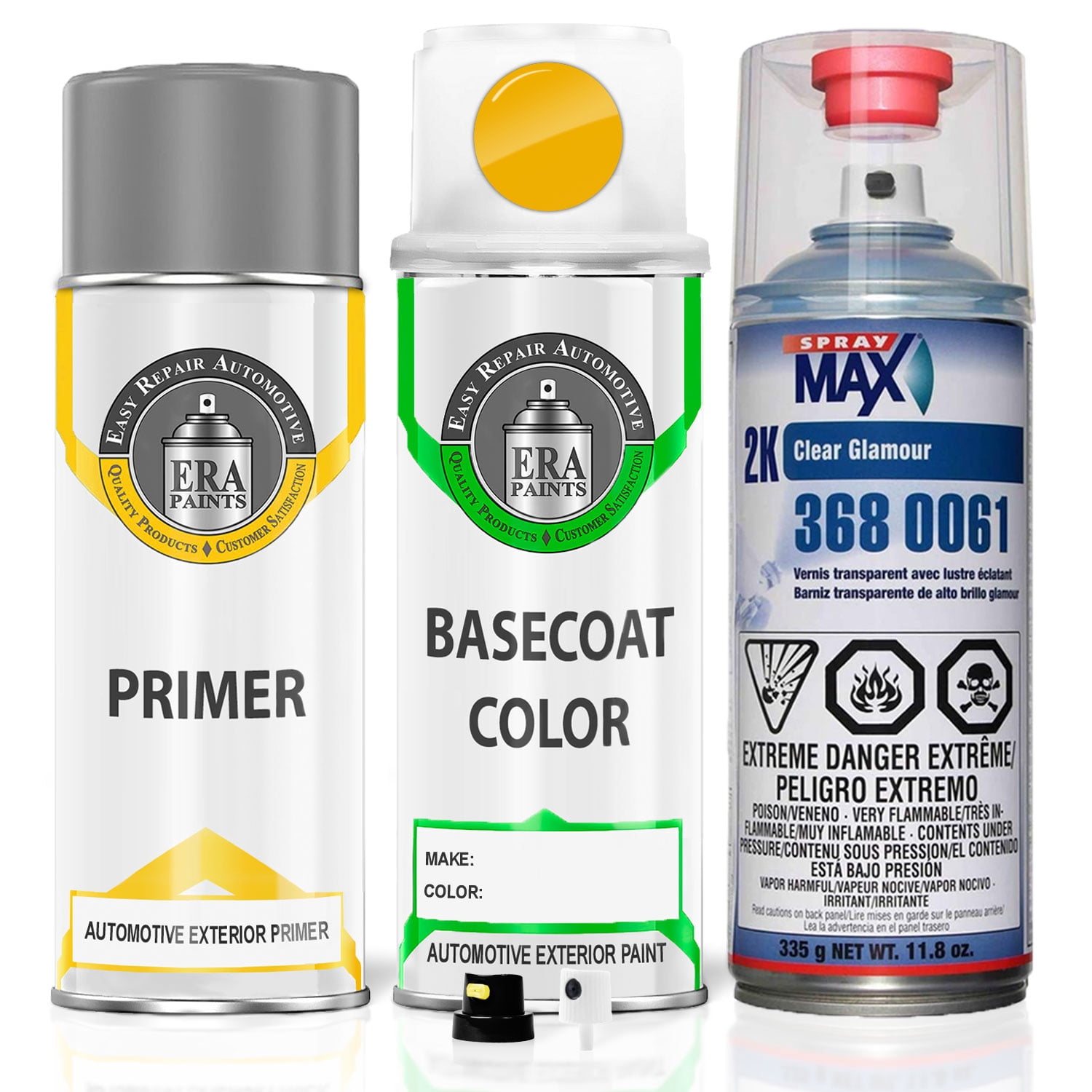 ScratchesHappen Exact-Match Spray Paint – Summer Yellow (WA229L/52) For Chevrolet
