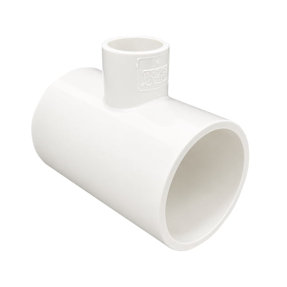 ERA, Schedule 40 PVC Pipe Fitting, 3/4" x 1/2" Reducing Tee, (Socket Connect) NSF-PW (1/2" x 3/4", 5)