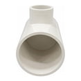 thumbnail image 1 of ERA Schedule 40 PVC Reducing Tee, 2" x 2" x 3/4" Socket x Socket x Socket, NSF-PW Certified, White PVC Pipe Fitting – 5 Pack, 1 of 5