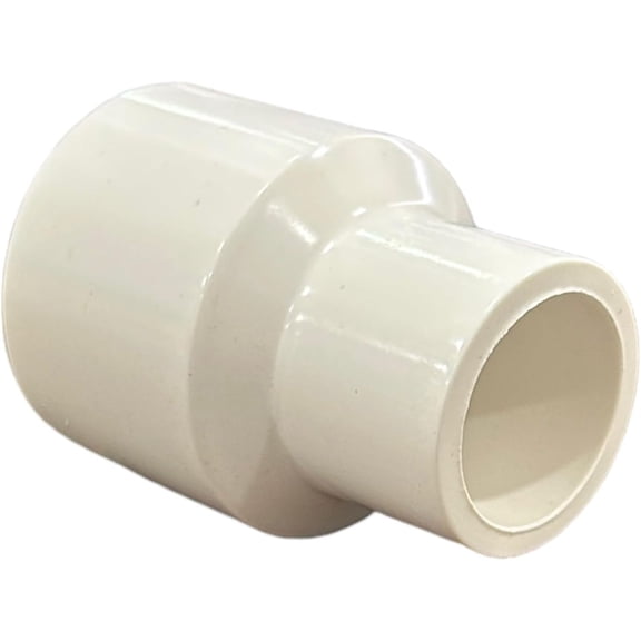 ERA Schedule 40 PVC-U Reducing Coupling, 1" x 1/2" Socket x Socket, NSF-PW Certified, White PVC Pipe Fitting  5 Pack