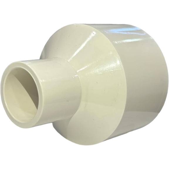 ERA Schedule 40 PVC-U Reducing Coupling, 2" x 3/4" Socket x Socket, NSF-PW Certified, White PVC Pipe Fitting  5 Pack