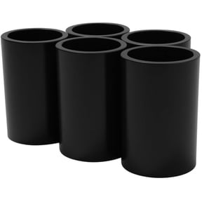 ERA Schedule 80 PVC 1/2 Slip Coupling, Socket x Socket Pipe Connector, Gray (10-Pack)