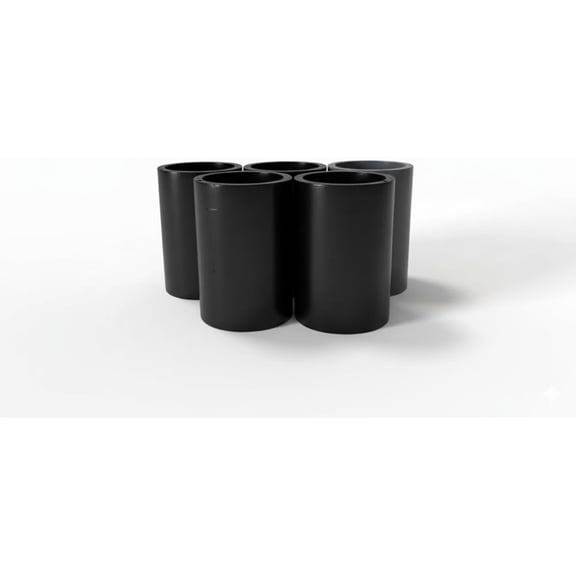 ERA Schedule 80 PVC 1 Slip Coupling, Socket x Socket, Gray (10-Pack)