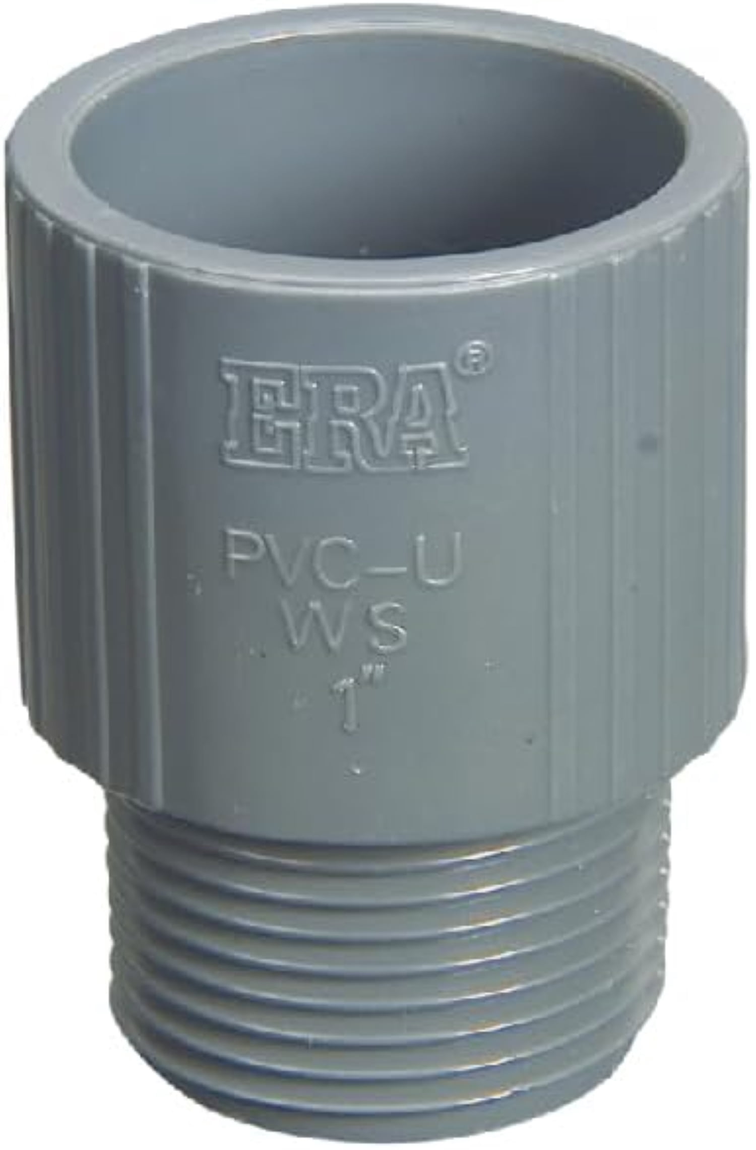 Pvc Adaptor Socket ERA Schedule 80 PVC 2 1/2″ Male Adapter, Socket x MPT, 836 Series, Gray ...