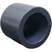 ERA Schedule 80 PVC 2  End Cap, Socket Connection, 847 Series, Gray 2-Pack