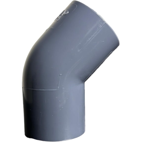 ERA Schedule 80 PVC 3/4 45-Degree Elbow, Series 817, Socket Connection, Gray (5-Pack)