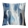 thumbnail image 1 of ERAPDAUR  Abstract Neutral Tones Throw Pillow, Grey 12x12in, 1 of 5