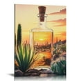 thumbnail image 1 of ERAPDAUR  Tijuana Tequila Wall Art, Watercolor Art Poster Mexican Inspired Canvas Prints, Mexican Home Decor, Mexican Restaurant Decoration, Retro Sunset Landscape Wall Decor 16x20 in, 1 of 5