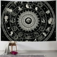 thumbnail image 1 of ERAPDAUR  Twelve Constellation Tapestry,Black and White ，Sun and Moon ，Yin and Yang Tapestry Mystic Wall Hanging Tapestry for Home Decor  40x30inch, 1 of 6