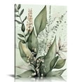 thumbnail image 1 of ERAPDAUR  Watercolor Botanical Wall Art Boho Floral Canvas Wall Decor Prints Sage Green Wildflower Wall Art Modern Flower Pictures Botanical Painting for Bedroom Bathroom 16x20 in, 1 of 5