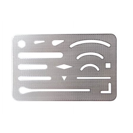 ERASING SHIELD 26 HOLE STAINLESS MESH