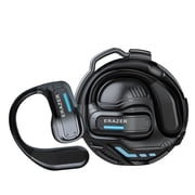 ERAZER X8 Open Ear Wireless Sport Earbuds, Ear Hook Bluetooth Headphones with Mic, IPX5 Sweatproof for Running & Workout, Black