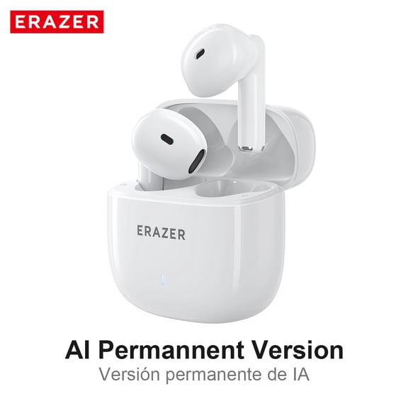 ERAZER XT92PRO Wireless Bluetooth 6.0 Open In-Ear Earbuds, AI Translator, Noise-Cancelling Headphones, 130+ Languages, 28H,Beige