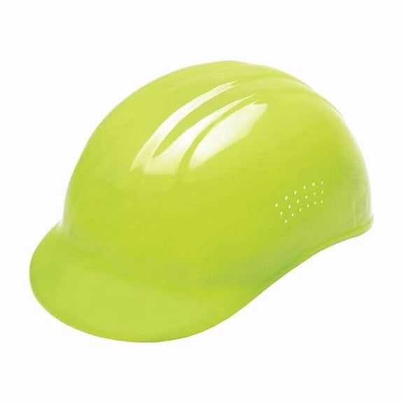 Bump Cap, Front Brim, Polyethylene, Pinlock Suspension, Hi-Visibility Lime