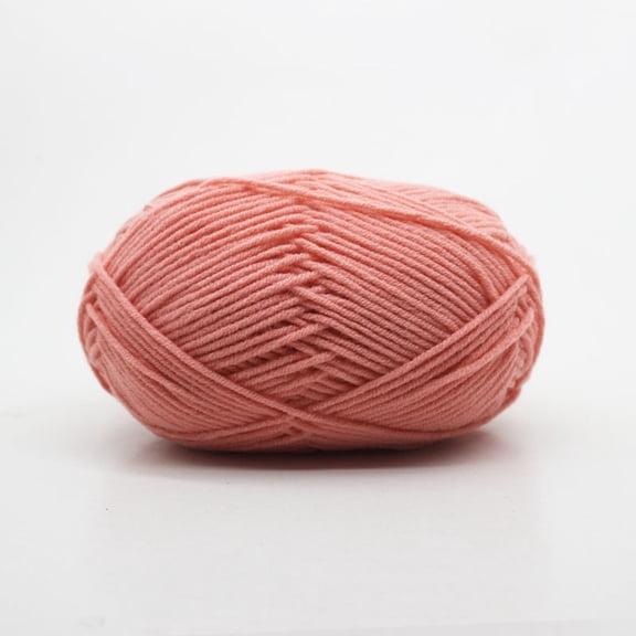 ERDOUY 1 Roll(50g) Deep Pink Soft Durable Acrylic Scarf Yarn, Premium Crocheting & Knitting Yarn for Scarves, Hats & DIY Craft Projects