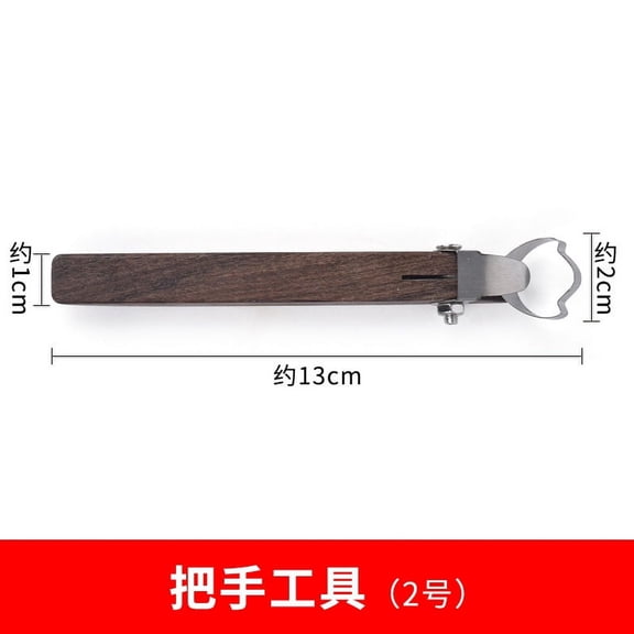 ERDOUY 1 piece sculpture scraper pottery carving tool pottery cup handle shape tool tea cup handle clay cutting machine with wooden handle ceramic sculpture craft (Style 2)