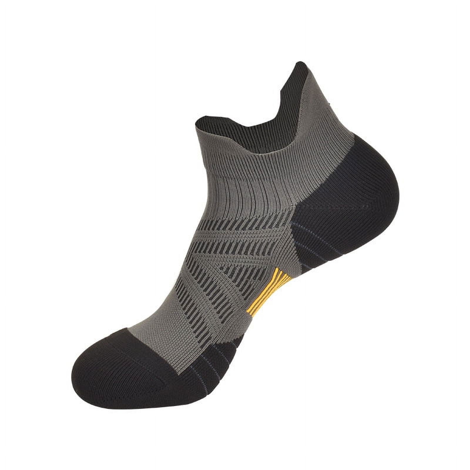 ERDOUY 10 pairs of Women’s and Men’s No-Show Low-Cut Ankle Short Socks: Anti-Slip, Athletic, Running, Novelty, Casual and Invisible Liners，Dark Grey