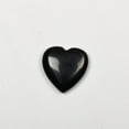 thumbnail image 1 of ERDOUY 10 pieces of natural black crystal raw stone mini 2 * 2cm heart-shaped natural stone accessory pendant DIY decoration gift accessories, 1 of 4