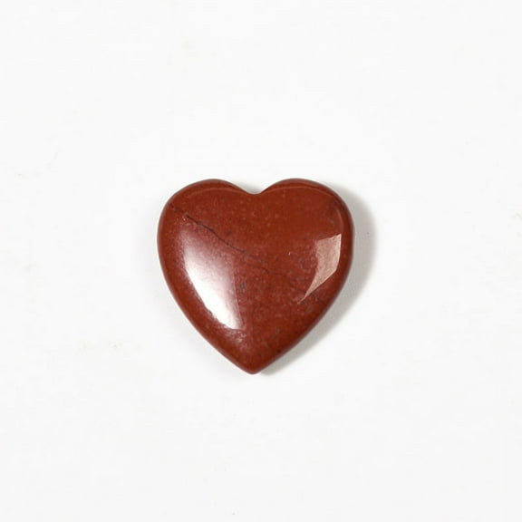 ERDOUY 10 pieces of natural red crystal raw stone mini 2 * 2cm heart-shaped natural stone accessory pendant DIY decoration gift accessories