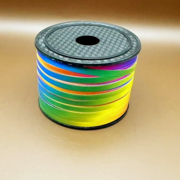 ERDOUY 100 Yard Multicolour-B Ribbon, Shiny Metallic Curling Ribbon for Gift Wrapping, Balloon Ribbon, Laser Ribbon, Curly Ribbon for Christmas, Valentine's Day, Birthday